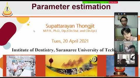 Parameter estimation (การประมาณค่าพารามิเตอร์)