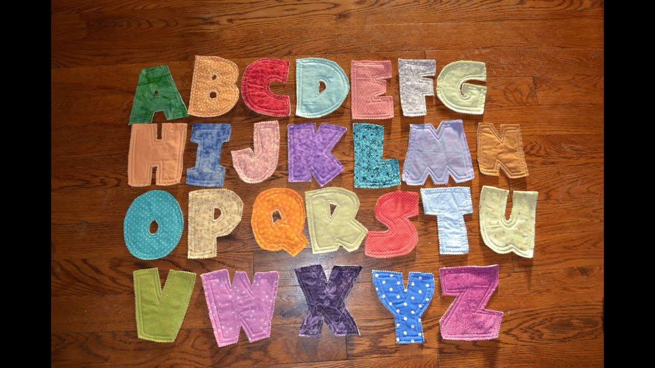 SUPER EASY - How to Applique Faux Chenille letters that resemble Stoney  Clover Lane 