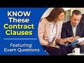 Types of Clauses - Real Estate Exam Prep