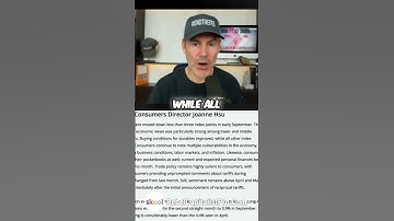 Economy Update: Consumer Sentiment and Market Risks #shorts