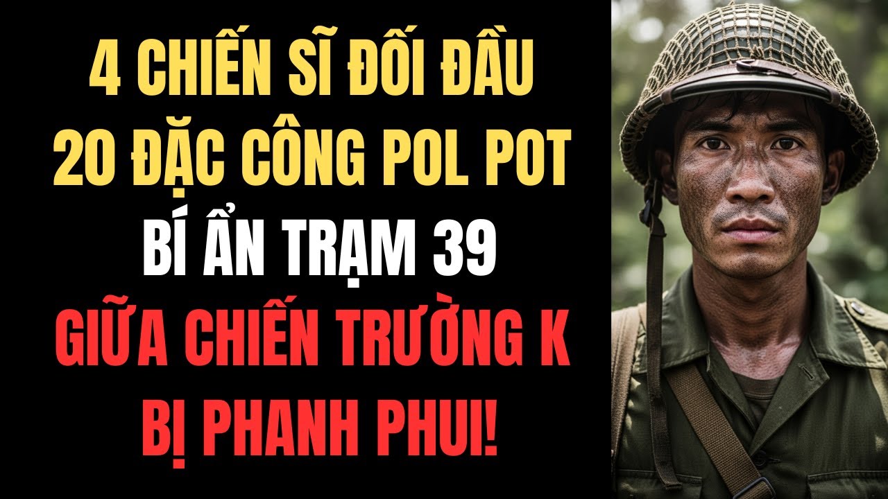 4 Chiến Sĩ Đối Đầu 20 Đặc Công Pol Pot – Bí Ẩn Trạm 39 Giữa Chiến Trường K Bị Phanh Phui!