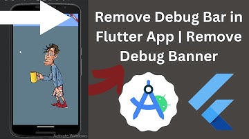 How to Remove Debug Bar in Flutter App | Remove Debug Banner