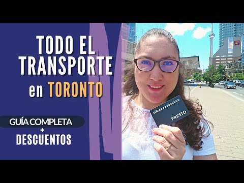 Como usar el Transporte Publico en Toronto pagando con PRESTO Card