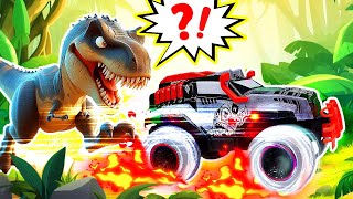Отвлекаем динозавров скоростными тачками! 🦖🏎 Игры для мальчиков и видео про машинки