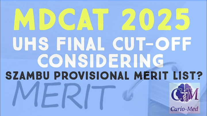 UHS Final Cut Off Merit Prediction Considering SZAMBU Provisional Merit List | Key Rectification?