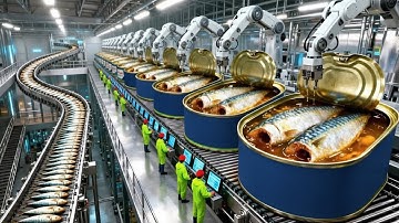 Inside the Canned Sardine Factory | From the sea to your table(Full Process)
