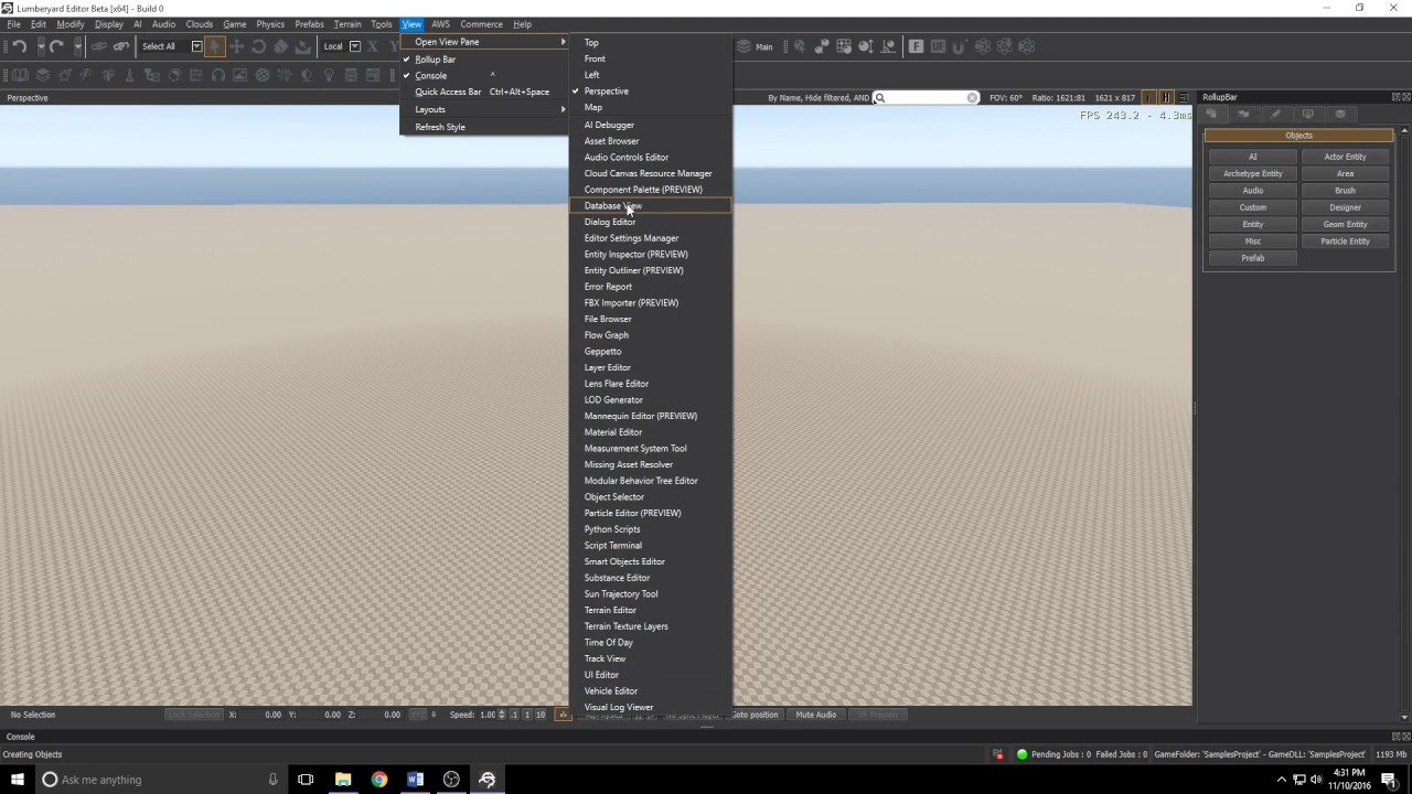 Amazon Lumberyard - The UI Editor Part 1