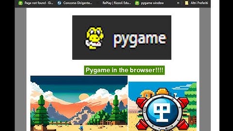 Pygame in the BROWSER with pygbag on Github