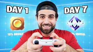 I Switched to CONTROLLER for a Week in Fortnite!