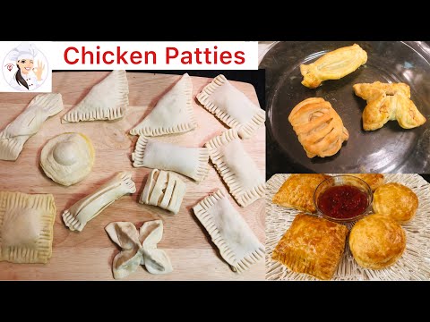 Chicken patties recipe-Bakery style chicken puff pastry 🥮 recipe-چکن پیٹیز۔ Ramadan Special Patties