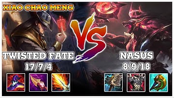 XIAOCHAOMENG SỬ DỤNG TWISTED FATE LÀM GIÁO ÁN BACK DOOR ĐỈNH CAO