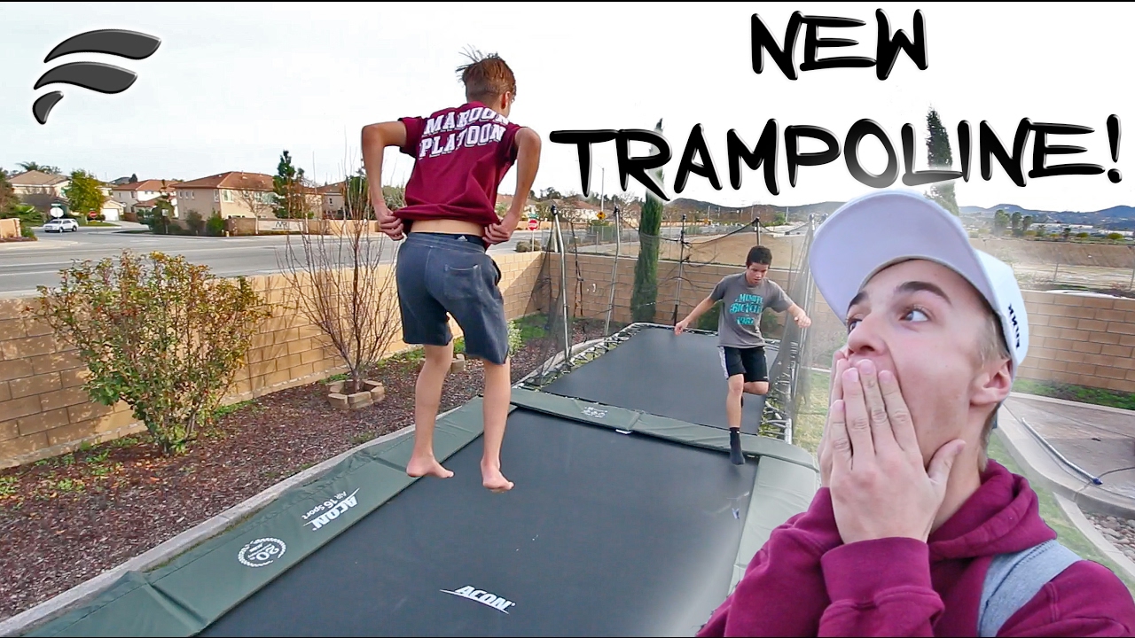 His Own Backyard Trampoline Park Youtube
