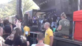 HATEBREED @ Mayhem festival. LA 2010. Big Crowd Surges