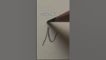 Cursive Handwriting Tutorial | Small i #cursivehandwriting #cursivewriting