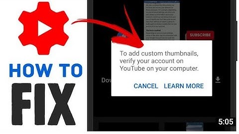 HOW TO FIX CUSTOM THUMBNAIL PROBLEM ON YOUTUBE STUDIO 2021 how to enable custom thumbnail in youtube