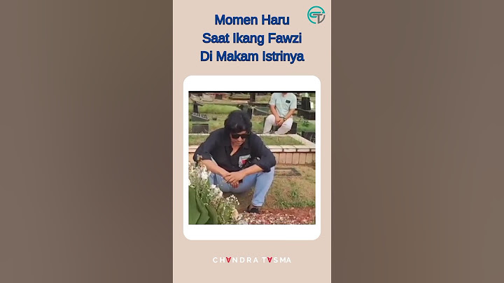 Momen Haru Dan Sedih Saat Ikang Fawzi Di Makam Istrinya
