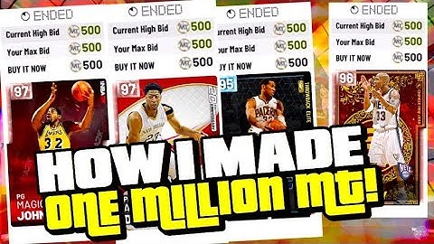 How I Made One Million MT NBA 2K19 MyTeam!? - Make MT Fast!