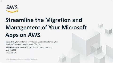 Streamline the Migration and Management of Your Microsoft Apps on AWS