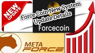 Force Coin New System Update Details by Monuj Kumar Dutta.