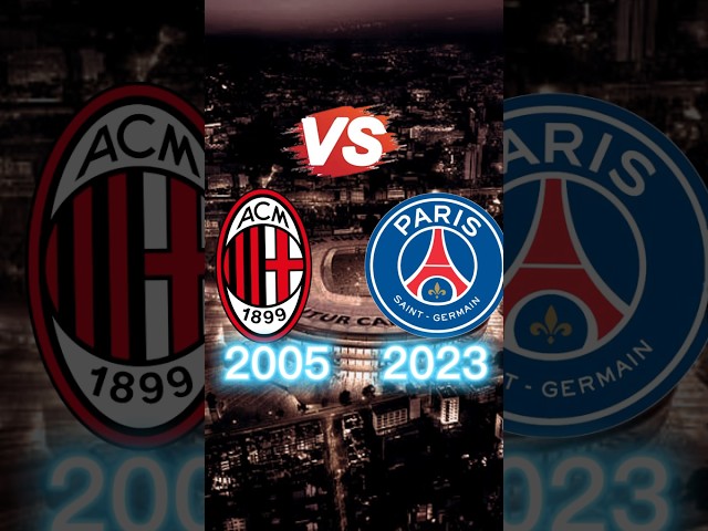 2005 Milan 🆚 2023 PSG (Messi , Kaka , Mbappe , Neymar , Cafu ) class=