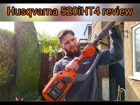 Husqvarna Telescopic Hedge Trimmer - Husqvarna 520iHT4