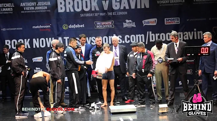 Evgeny Gradovich vs Lee Selby weigh in HIGHLIGHTS