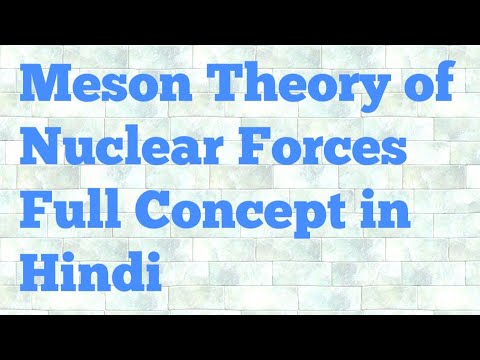 meson theory of