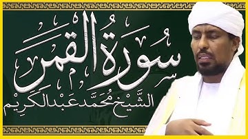 تلاوة خاشعة سورة القمر تلاوة الشيخ محمد عبدالكريم