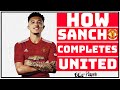 How Sancho Would Transform United | Jadon Sancho's Tactical Impact | How Sancho Fits In |