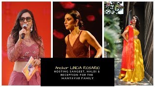 Sangeet for Manyavar Family Hosted by Emcee Lincia Rosario