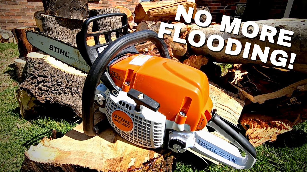 How to start a Stihl Chainsaw - NO FLOODING! - YouTube