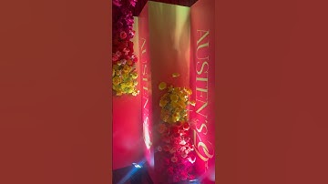 Accordion Installation Photo Moment. #eventplanner #events #birthday #accordion