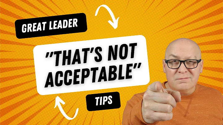 Great Leaders hold people accountable for their actions and behavior.