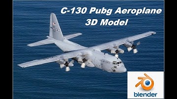 Blender 2.82 Timelapse | Speed Modeling | C-130 / Pubg Aircraft