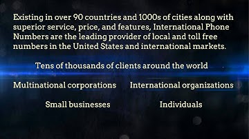 How to get an International Phone Number