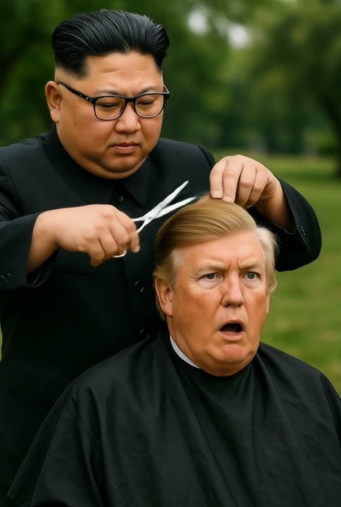 Trump's 'Golden' New Look #trump  #memes #funny #kimjongun #shorts