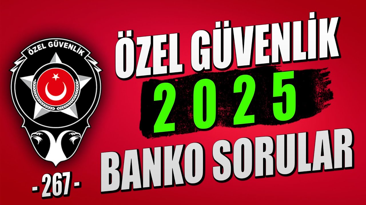 Özel Güvenlik 2025 Sınav Soruları | #Özel #Güvenlik #Sınav #Soruları