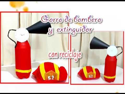 Cómo hacer un Casco de Bombero con Cartulina para niños y para adulto