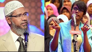 Why Muslims killed innocent Christians | Dr Zakir Naik vs Christian Lady