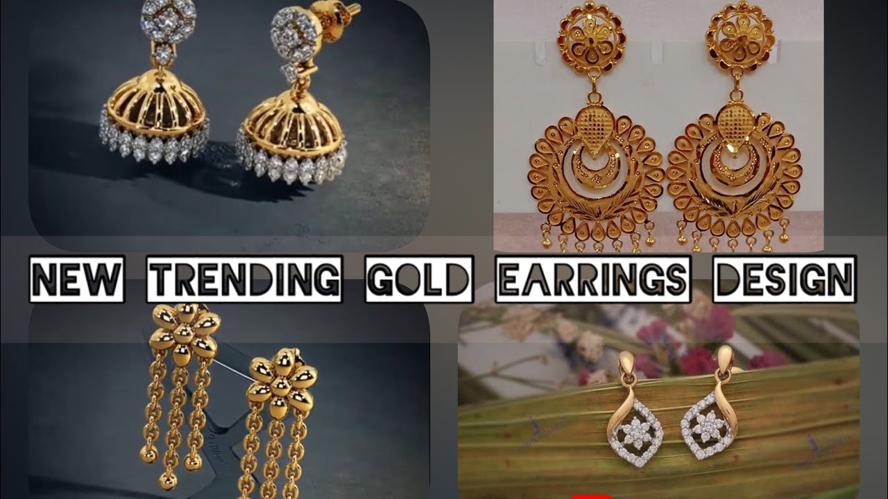 Aggregate 135+ new trending gold earrings best