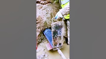 The process of installing water pipes   a good approach can do more with less