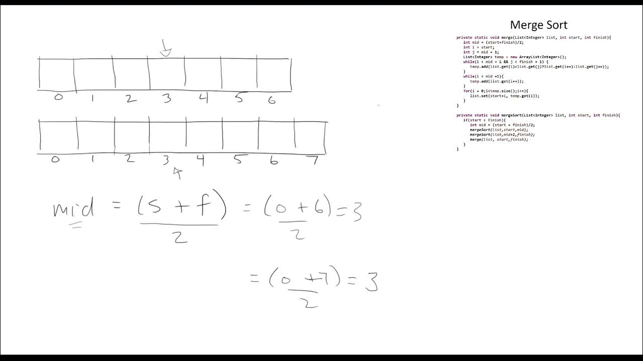 Merge Sort - Data Structures - YouTube