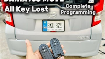 Daihatsu Move, Toyota Passo 2018-25 Moda All Key Lost 2 remote Complete Programming With Autel KM100