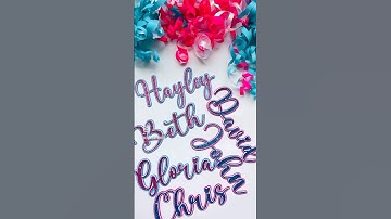 Personalized triple layer name tags!!