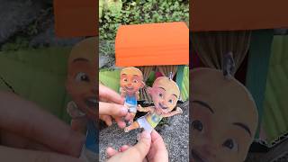 Upin Ipin PERGI LIBURAN Naik KAPAL #kreatif #diy #memes #upinipin #shorts #kapal #kreasi