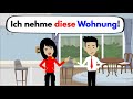 Deutsch lernen | Ich nehme diese Wohnung! Wohnungsbesichtigung 🏠