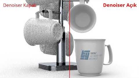SOLIDWORKS Visualize - AI Denoiser comparison from TEKYAZ