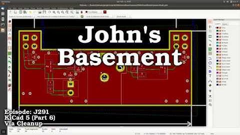 KiCad 5 #6 Via Cleanup