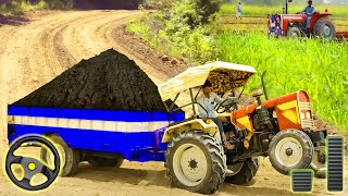 Cargo Tractor Trolley Simulator - Farming Vehicles Offroad Driving Game | Android Gameplay screenshot 1