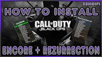 *BO1 HOW TO* INSTALL ENCORE V8 + REZURRECTION V3 [CFW/SPRX] | TUTORIAL / SHOWCASE | w/ FREE DOWNLOAD